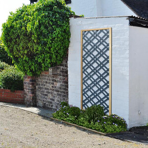 Grey Insert Lattice - Grey / 60cm