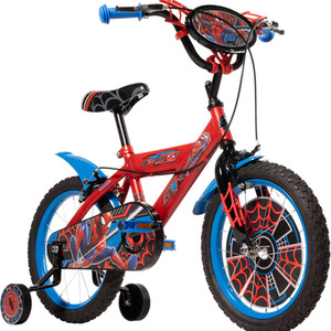 HUFFY Marvel Comics Spider-Man 16-inch Children's Bike - 21964W - Red/Blue by HUFFY