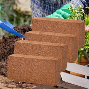 4 x Coco Peat Compost Bricks - Brown by Shop4allsorts