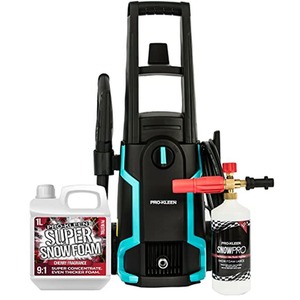 Pro-Kleen Pressure Washer Power Jet Wash Snow Foam And Lance - Black by Pro-Kleen