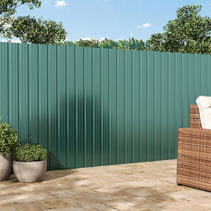 Pack of 12 Corrugated Steel Sheets by Livingandhome