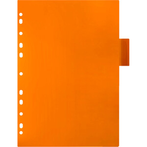 Pack of Five Plastic Tab Dividers