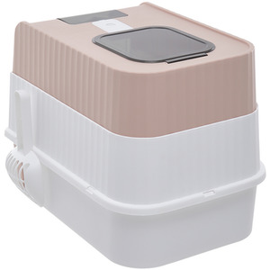 Fully Enclosed UV Sterilization Cat Litter Box by Livingandhome