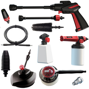 AQUABLAST Pressure Washer - Black and Red by Ewbank