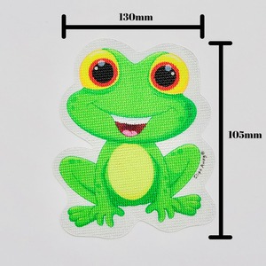 Products Anti Slip Kids Bath Stickers - Smiley Frog (5x Pack ) - Green by Slips Away