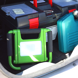 TIME LED 10w Rechargeable Folding Flood Light - Green by TIMELED