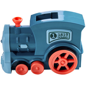 Kidkid Creative Domino Laying Train Toy with Light by Kidkid