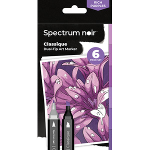 Spectrum Noir Classique 6 Pack - Rich Purples by Spectrum Noir
