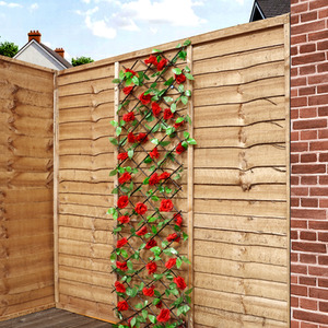 100 LED Solar Blossom Trellis - Red by Gardenwize