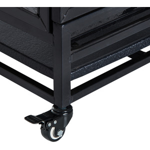 PawHut Metal Heavy Duty Dog Cage - Black / 76cm / 109cm by PawHut