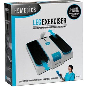 HoMedics PSL-1000-GB 3 Speed Leg Exerciser with Remote Control - White by Homedics