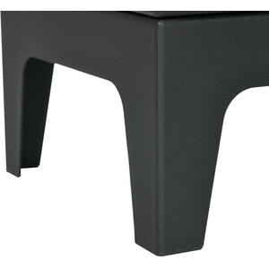 HOMCOM Freestanding Bioethanol Fireplace with 1.2L Tank and Flame Snuffer - Black by HOMCOM