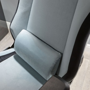 XRocker Messina Chenille Gaming Chair - Silver by X Rocker