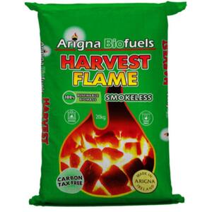Smokeless Biomass Fuel Eco Coal - Brown by Harvest Flame
