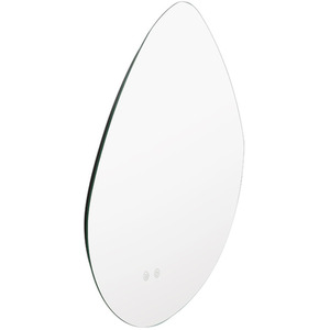 Irregular Frameless LED Bathroom Wall Mirror - Silver / 70cm by Livingandhome