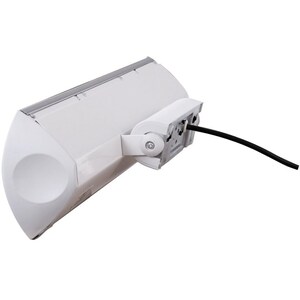 Wall Mounted Patio Heater 3 Settings Quartz Bulb - Silver by Primrose