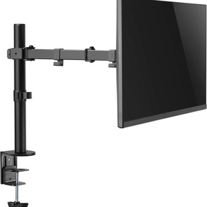 Single Monitor Fully Adjustable Desk Mount - Black