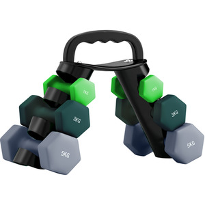 SPORTNOW Dumbbells Set with Carry Rack by SPORTNOW