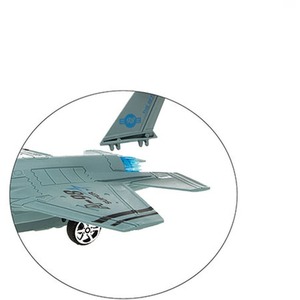 Fighting Military Jet for Kids Boys Pull Back Toy Army Jet - Light Blue by UMKYTOYS