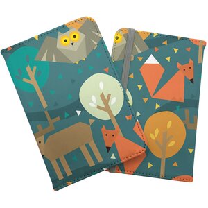 Wild Nightlife Passport Cover - Green by Warren Reed - Designer
