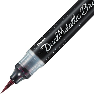 Pentel Arts - Dual Metallic Brush Pen - Metallic Ink - Single Pen by Pentel