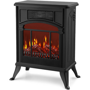 1900W Arch Fireplace Stove Heater - Black by NETTA