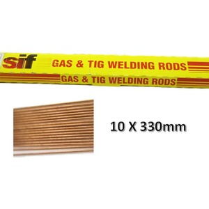 330mm Mild Steel Welding Rods 1.6mm - 10 Pack SIF - Bronze by SIF