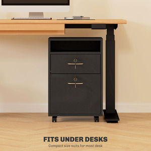 HOMCOM Filing Cabinet With Drawer by HOMCOM