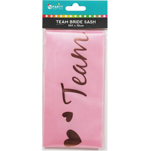Team Bride Sash