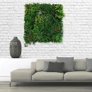 Premium Artificial Spring Green Living Wall Panel 1m x 1m - Green by True Products