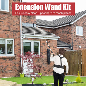 5.5M Telescoping Wand for Pressure Washers - Black by Costway