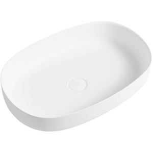 Cadiz Countertop Matt Stone Basin - White by Fino Stone