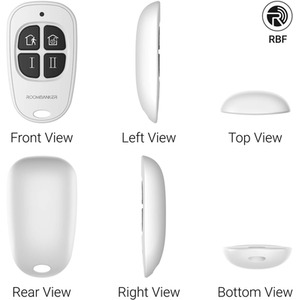 Wireless Key fob - White by Roombanker