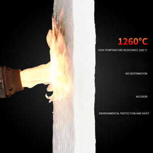 Ceramic Fiber Blanket Fire Insulation - White / 25mm by Livingandhome