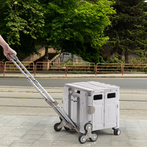 Folding Stair Climbing Shopping Trolley by lifeideas