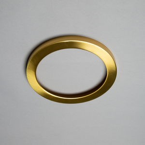 Darly LED 18 Watt Flush Ceiling or Wall Light - Satin Brass by Litecraft