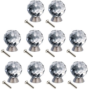 Glass Door Knobs - Crystal / 10 by Roseley