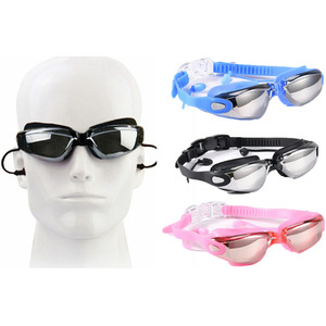 Waterproof Silicone Goggles with Ear Plugs - Pink