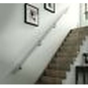 Brushed Easy Fit Stainless Steel Interior Staircase Handrail Kit - Silver by Rothley