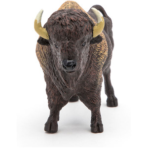 PAPO Wild Animal Kingdom 50119 American Buffalo Toy Figure - Brown by PAPO
