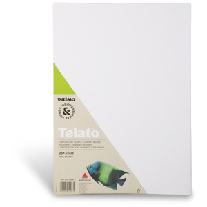 25cm x 35cm Canvas Board - White by Primo