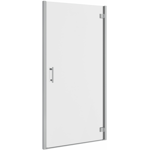 Brass Hinged Shower Door Enclosure Easy Clean - Chrome / 100cm
