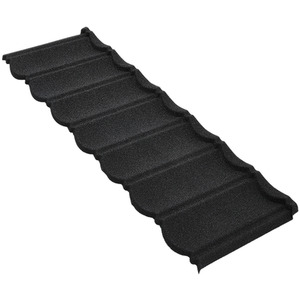 Lifeideas Set of 5 Galvanized Asphalt Roofing Shingles - Black by lifeideas