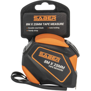 Saber Durable Tape Measure - 8m by Saber