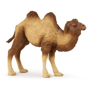 PAPO Wild Animal Kingdom Bactrian Camel Toy Figure - Brown by PAPO