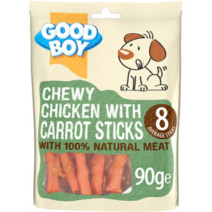 Good Boy Chewy Chicken with Carrot Sticks - 8 by Good Boy