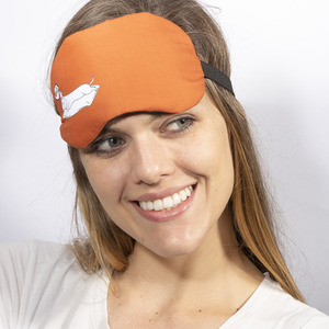 Sleepy Animal Hot and Cold Gel Packs Soothing Eye Mask - Brown / Dachshund by Ultra