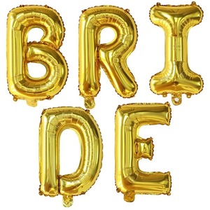 Bride Letters Balloon Wedding Decor - Silver by Wyld and Coco