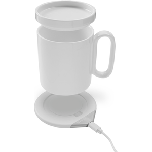 Gadget Monster Smart Mug - Keeps Your Drink Warm and Wireless Charger - White by GadgetMonster