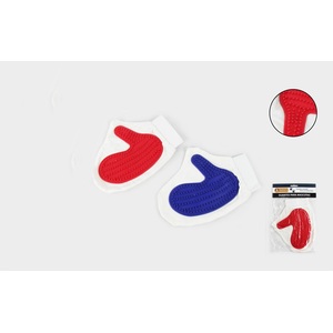 Pet Soft Grooming Gloves - Red by Bristar